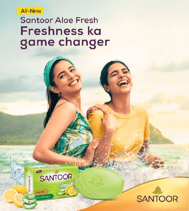 Santoor Lime and Aloe vera