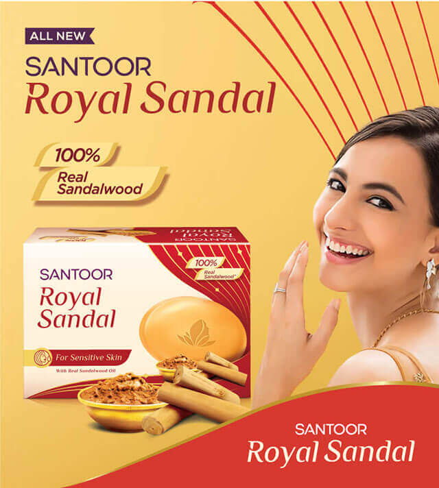 Santoor Royal Sandal – Heritage 