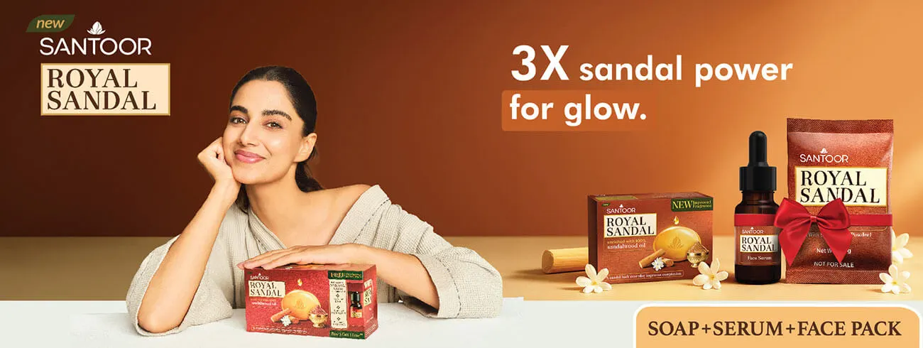 Santoor Royal Sandal – Heritage Soap 