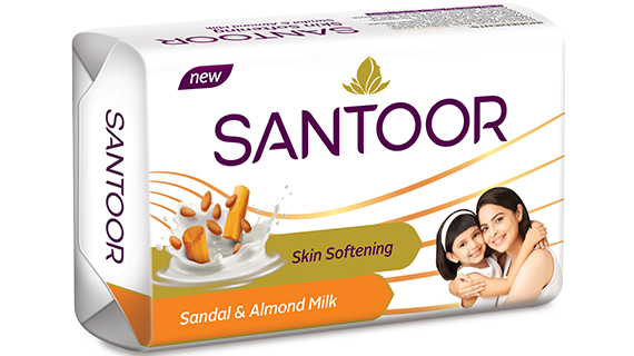 Santoor Almond Soft Soap