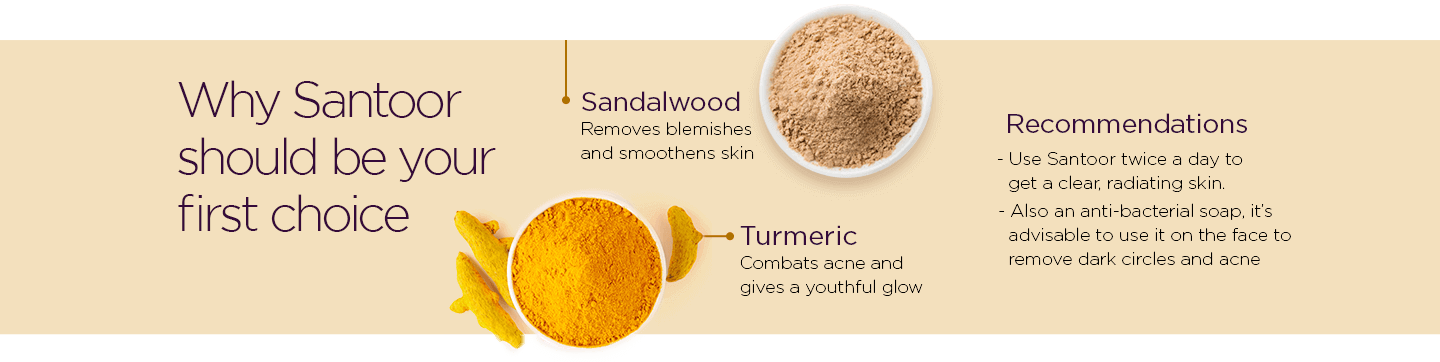 Why Choose Santoor Sandal Turmeric Soap