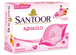 Santoor Roseglo Soap